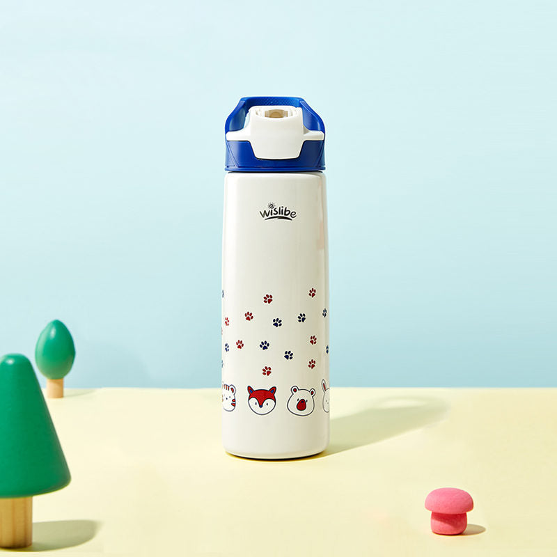 Children'S Straw Thermos Cup